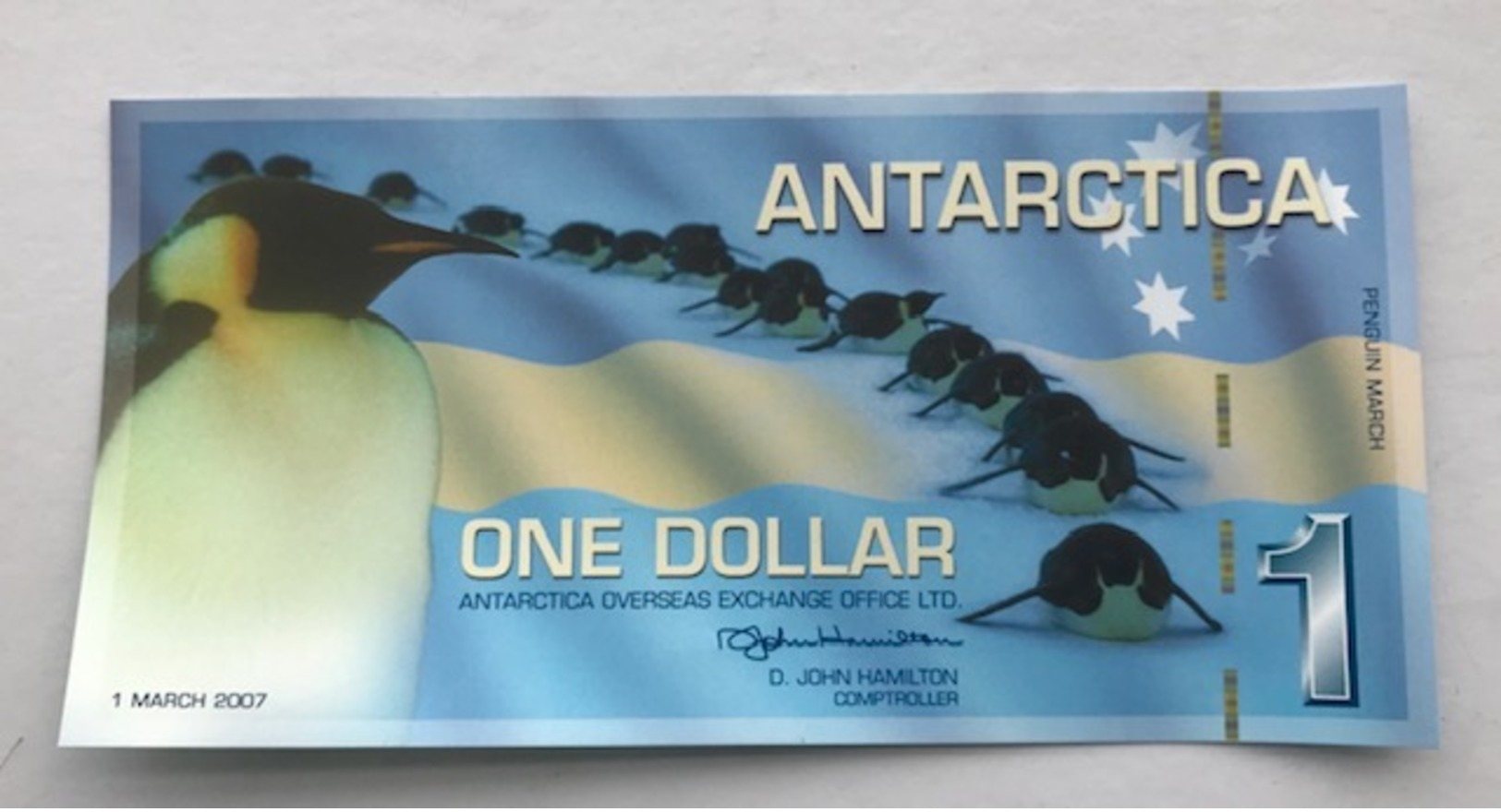 ANTARTICA P4  1 DOLLARS 03.2007 UNC - Other & Unclassified