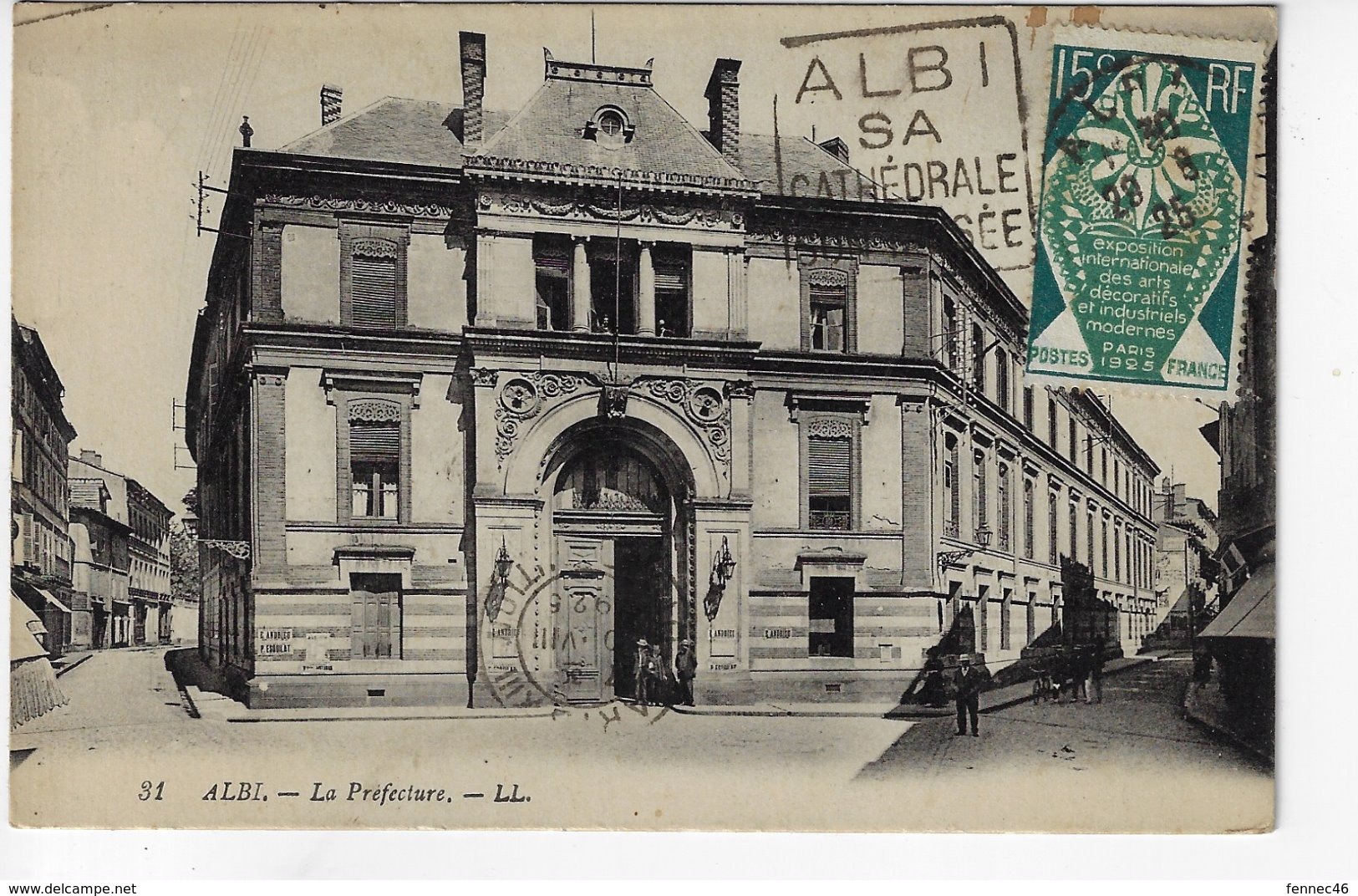 81- ALBI - La Préfecture - Animée - 1925 (X63) - Albi