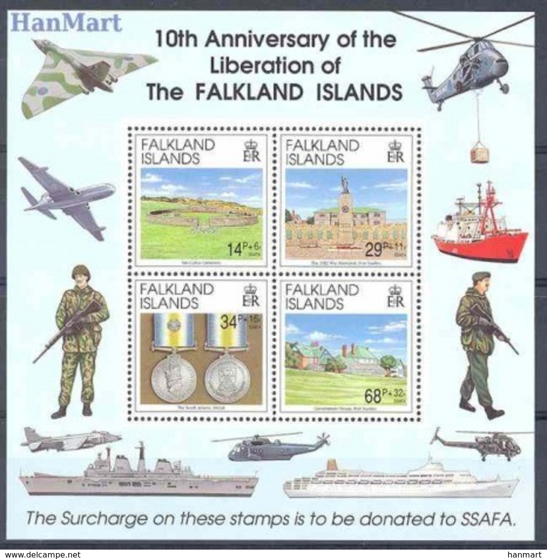 Falkland Islands 1992 Mi Bl 9 MNH ( ZS7 FLKbl9 ) - Falkland Islands