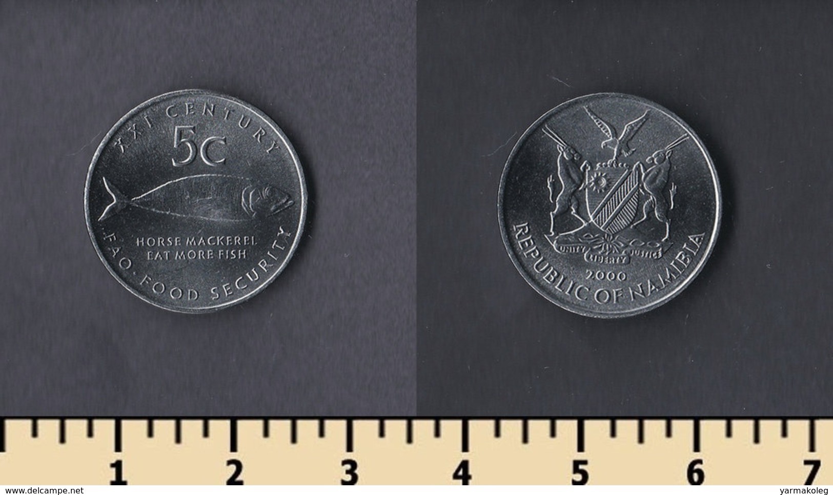 Namibia 5 Cents 2000 - Namibië