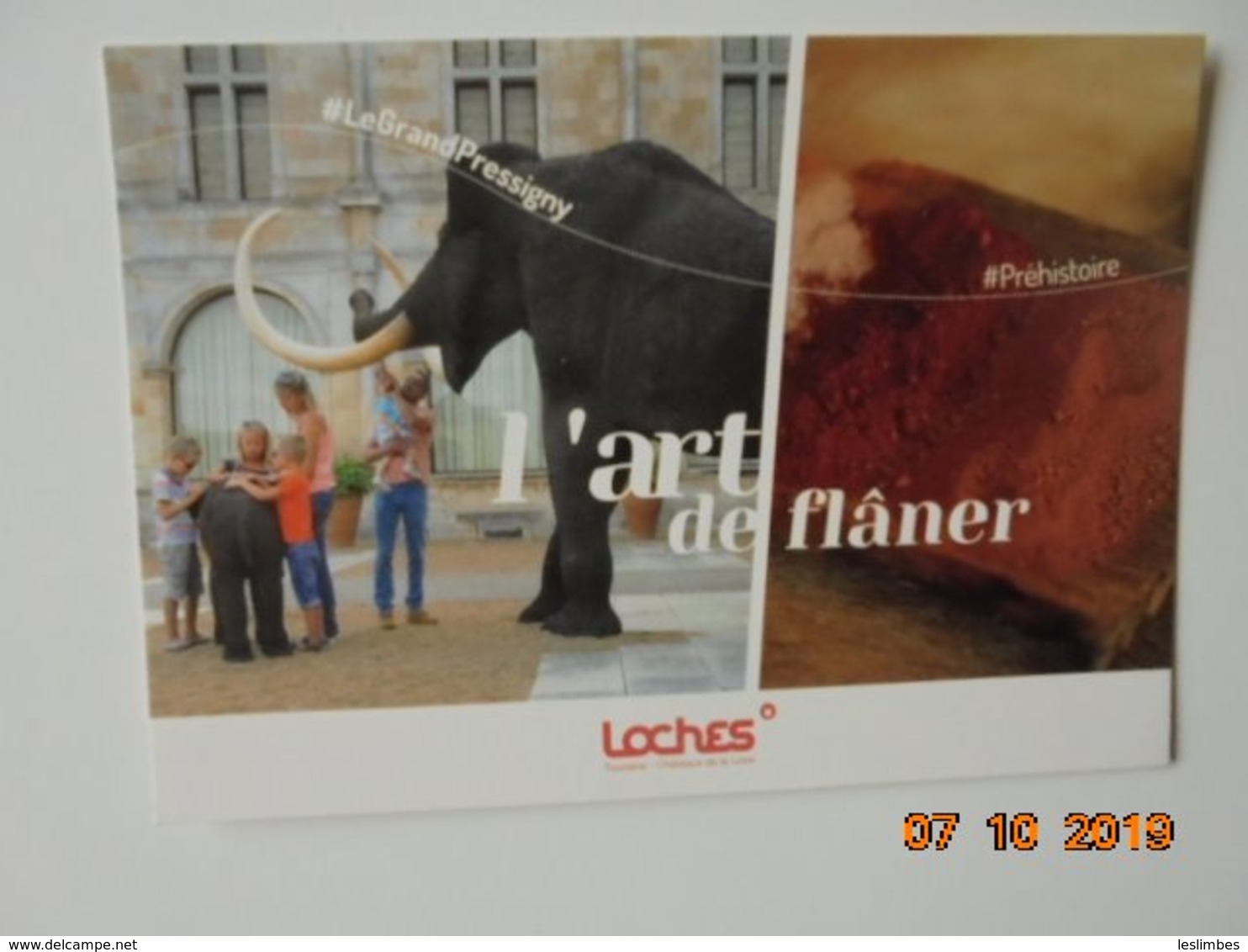 Le Grand Pressigny. Prehistoire. L'art De Flaner. CPM Publicitaire D'office De Tourisme Loches Touraine 2019 - Histoire