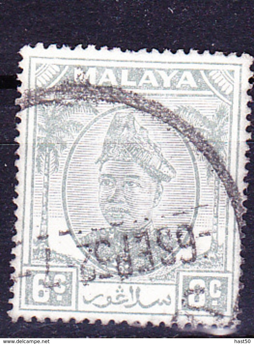 Malaiische Staaten V - Perlis - Sultan Von Kedah (MiNr: 12) 1951 - Gest Used Obl - Sabah