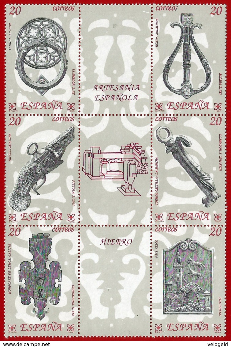 España. Spain. 1990. Artesania Española. Hierro. Spanish Crafts. Iron - Nuevos