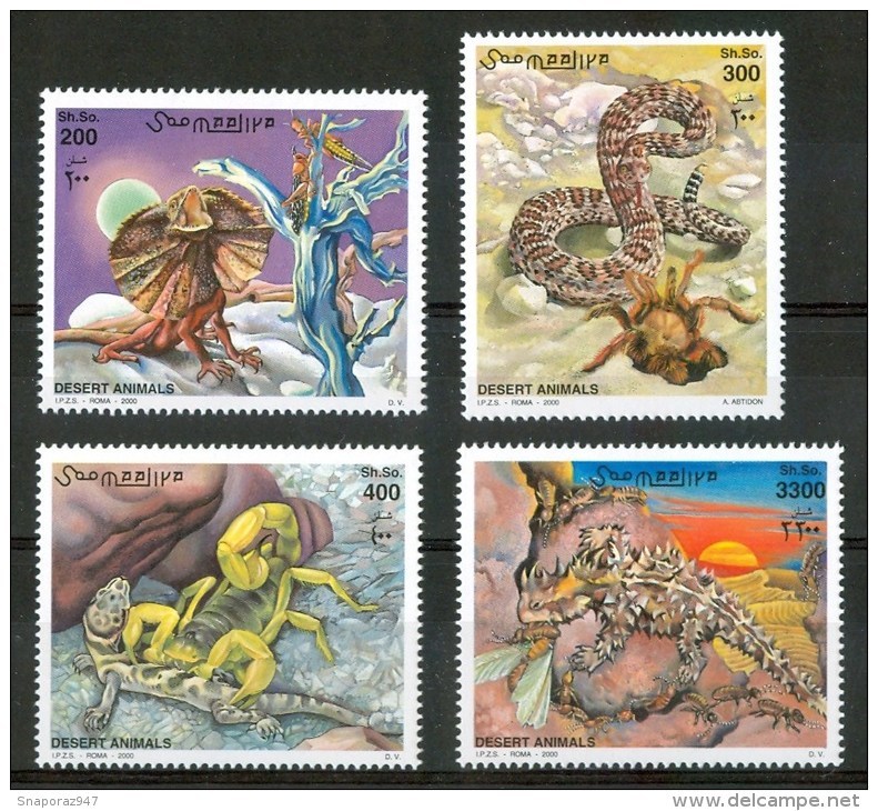 2000 Somalia Fauna Del Deserto Of The Desert  Faune Du Désert MNH** Excellent Quality - Other & Unclassified
