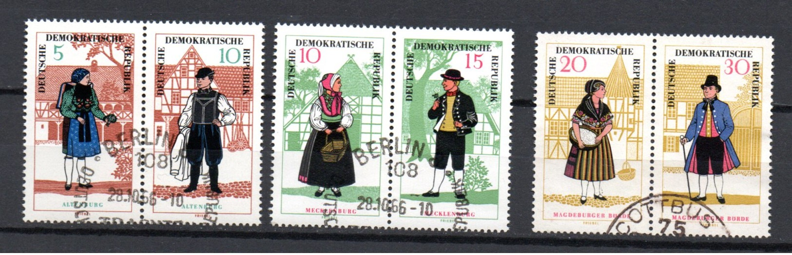 DDR  1214 - 1219  Gestempelt - Gebraucht