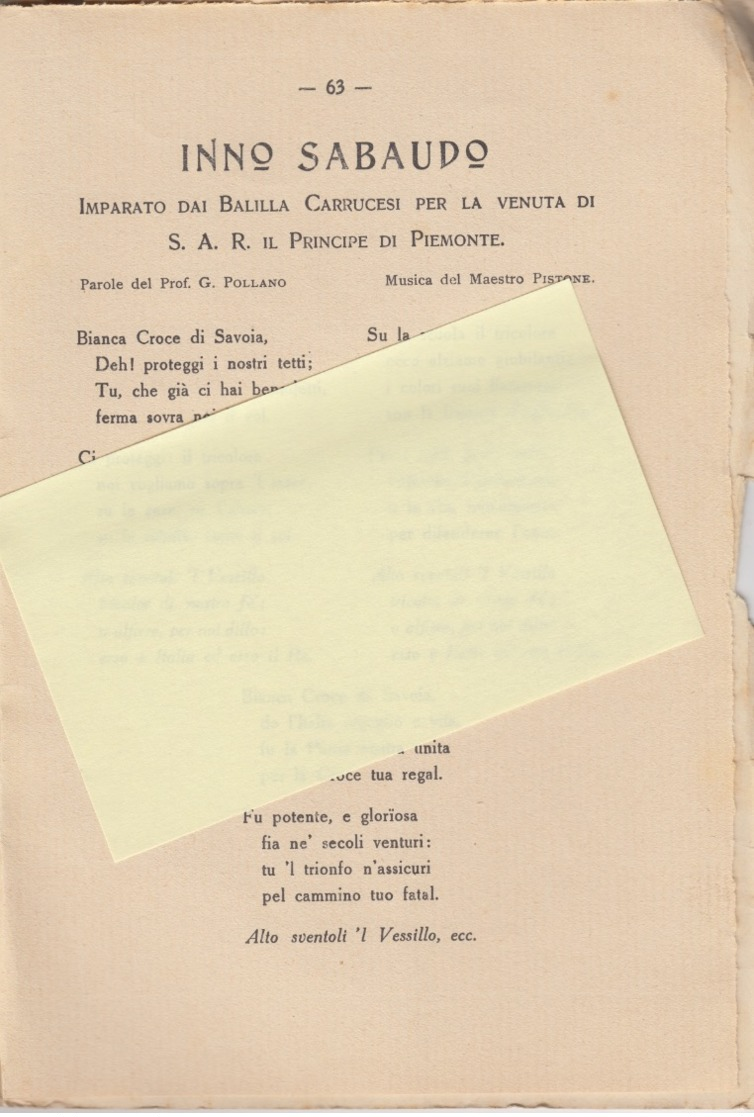 EROI DELLA GUERRA - GIUSEPPE SERALE IL CAVALIERE CIECO 1928 - EDIT. CASARICO FELICE - DOGLIANI-CARRU' (CUNEO) - War 1914-18