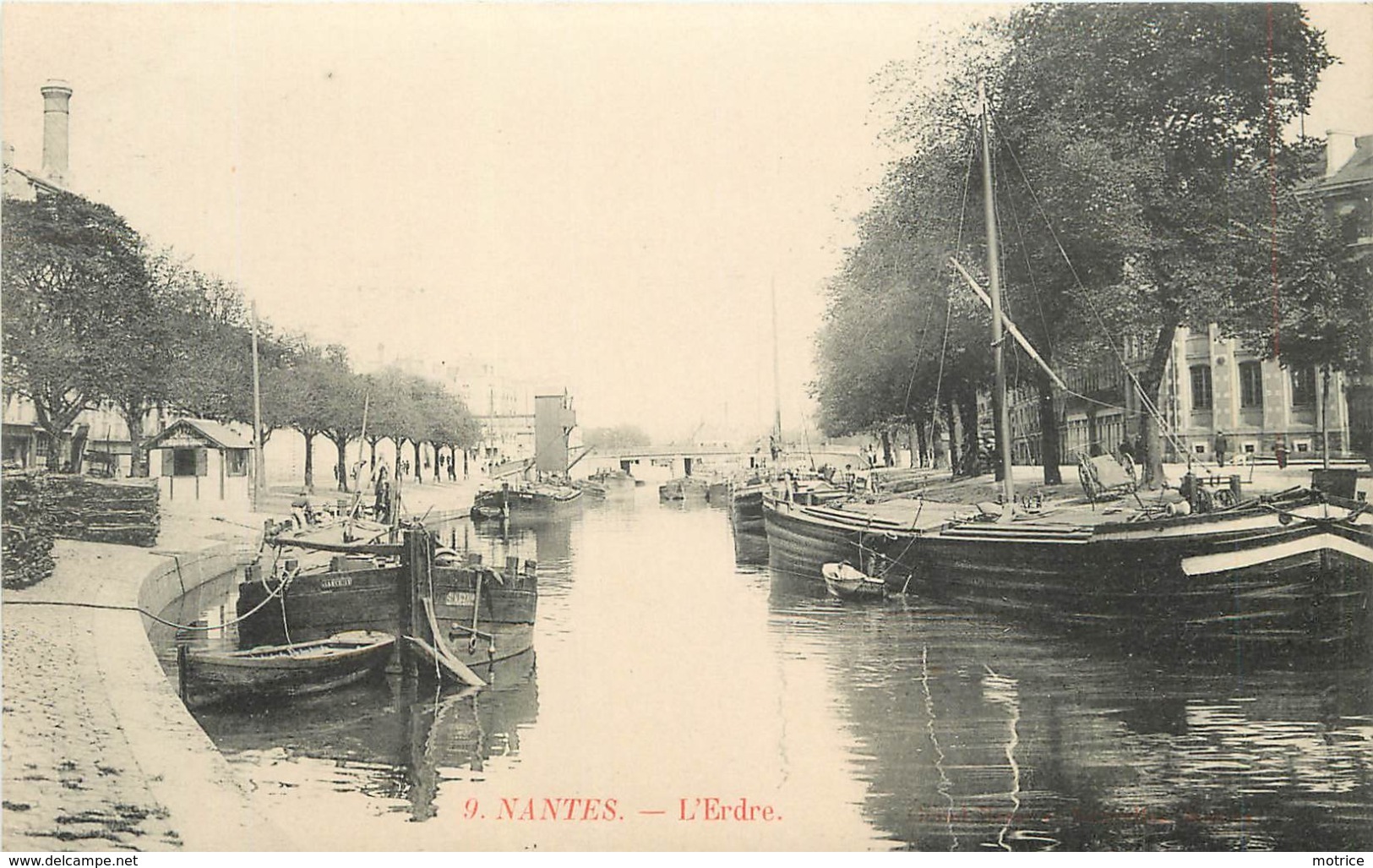 NANTES - L'Erdre, Péniches. - Houseboats