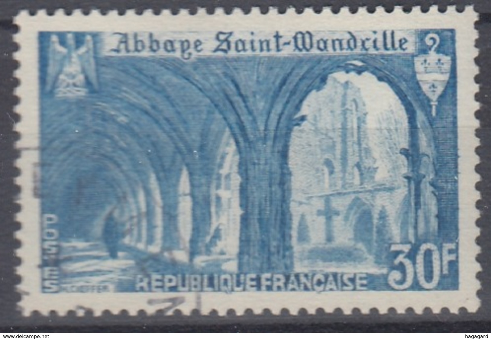 +France 1951. Abbaye. Yvert 888. Cancelled - Oblitérés