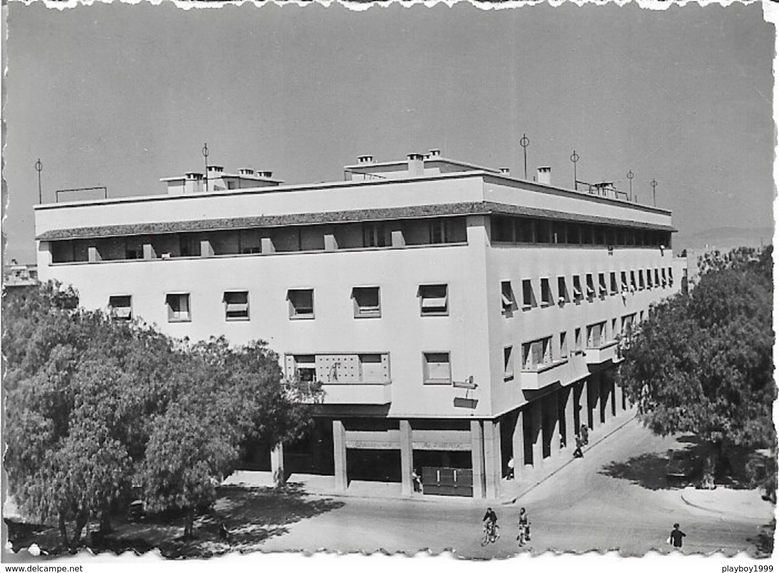 Maroc - OUJDA - Immeuble De L'Habitat (Arch Planque) - Carte Photo - Voir Scan - Recto,Verso - Carte Ancienne - Vierge - - Otros & Sin Clasificación