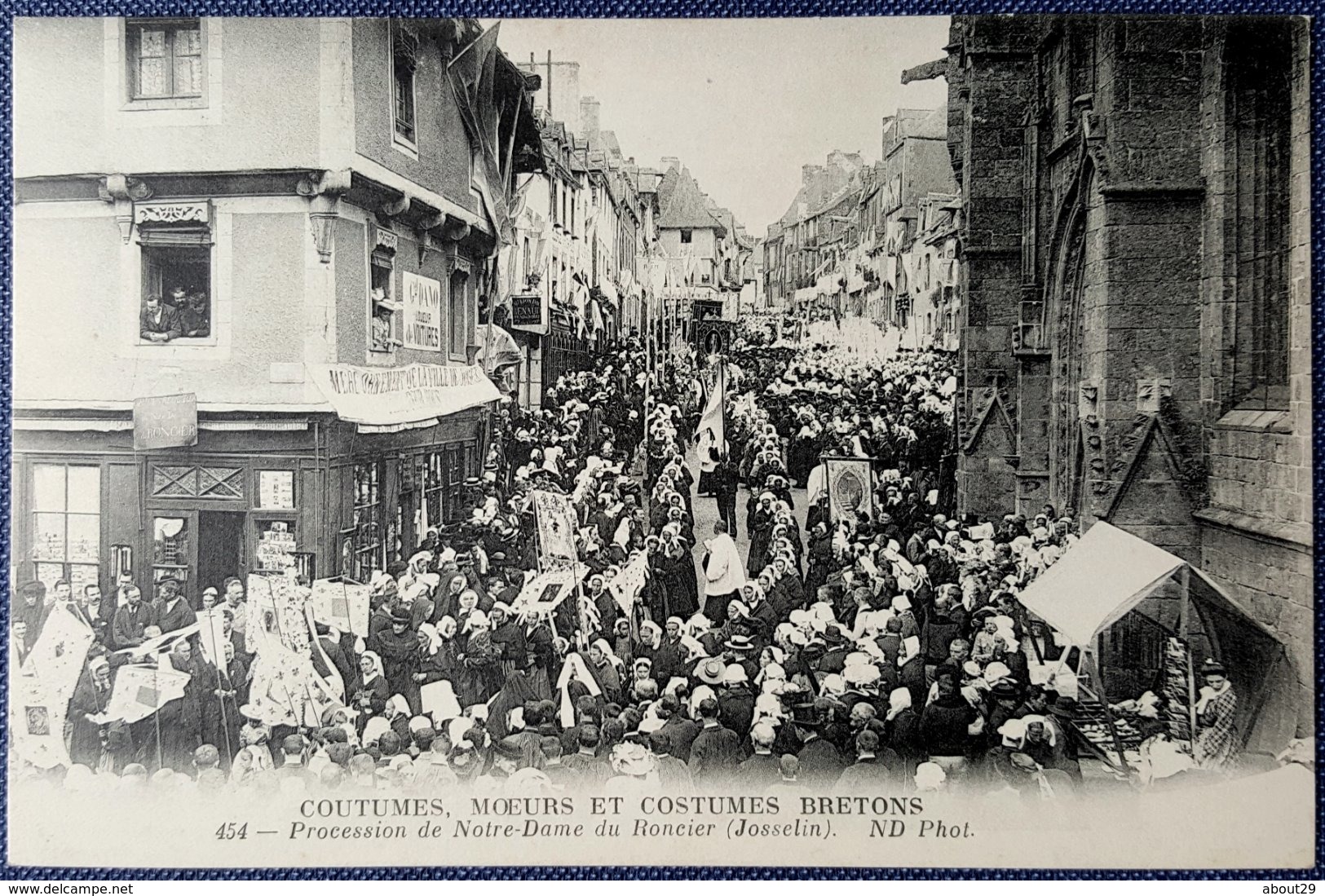 CPA 56 - CMCB 454 - Procession De Notre-Dame Du Roncier (Josselin) - Coutumes, Moeurs Et Costumes Bretons - Josselin