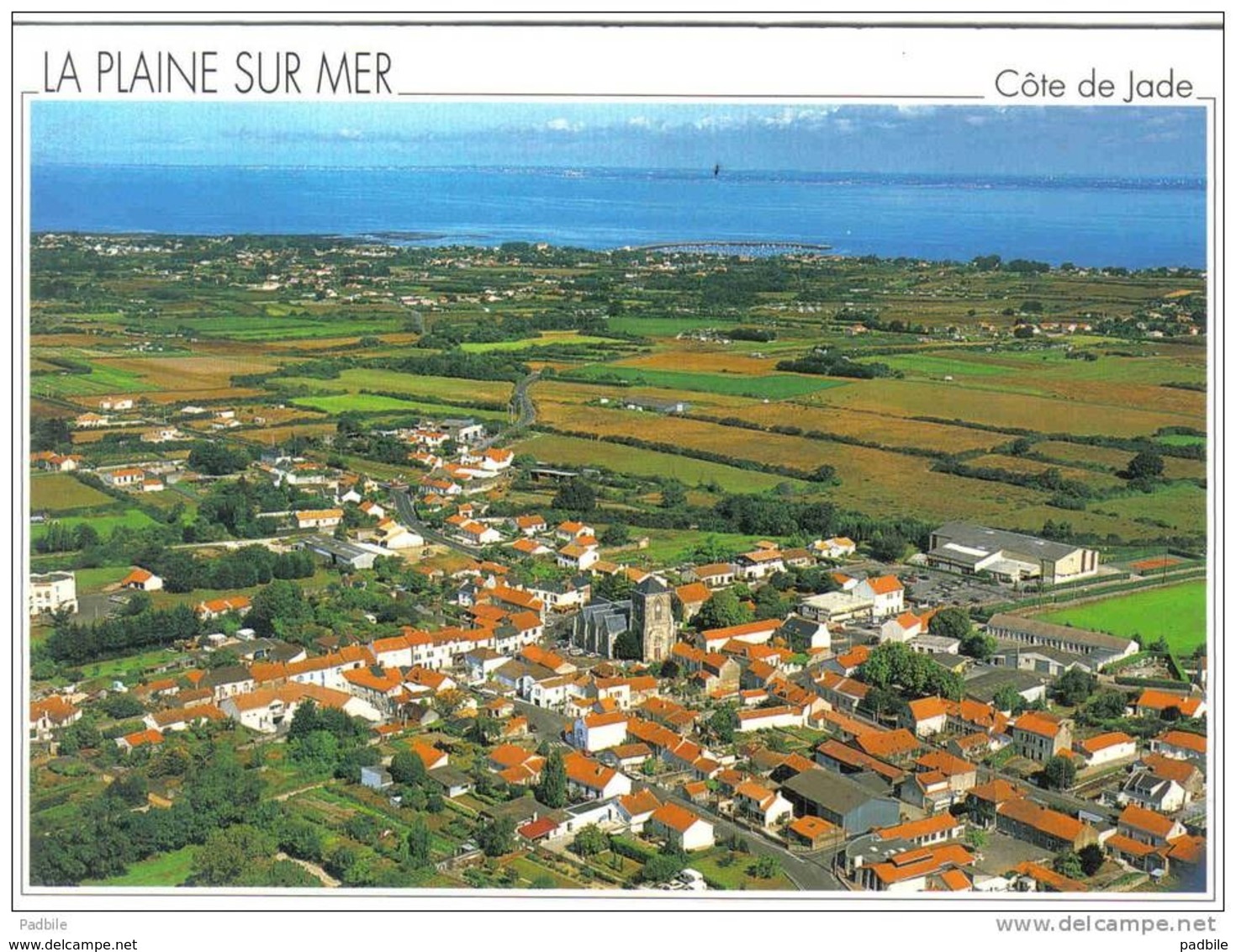 Carte Postale 44. La Plaine Sur Mer Vue D'avion Trés Beau Plan - La-Plaine-sur-Mer