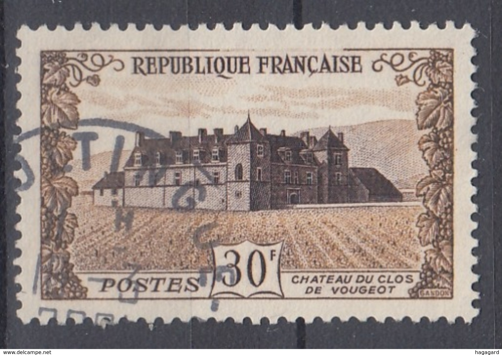 +France 1951. Château Du Clos. Yvert 913. Cancelled - Oblitérés