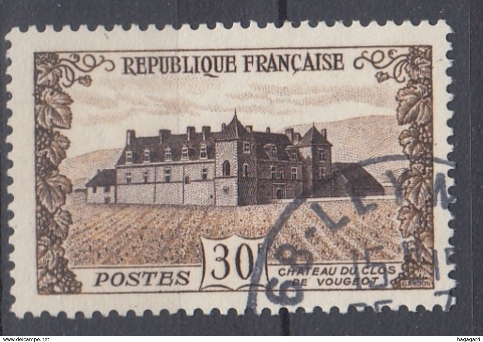 +France 1951. Château Du Clos. Yvert 913. Cancelled - Oblitérés