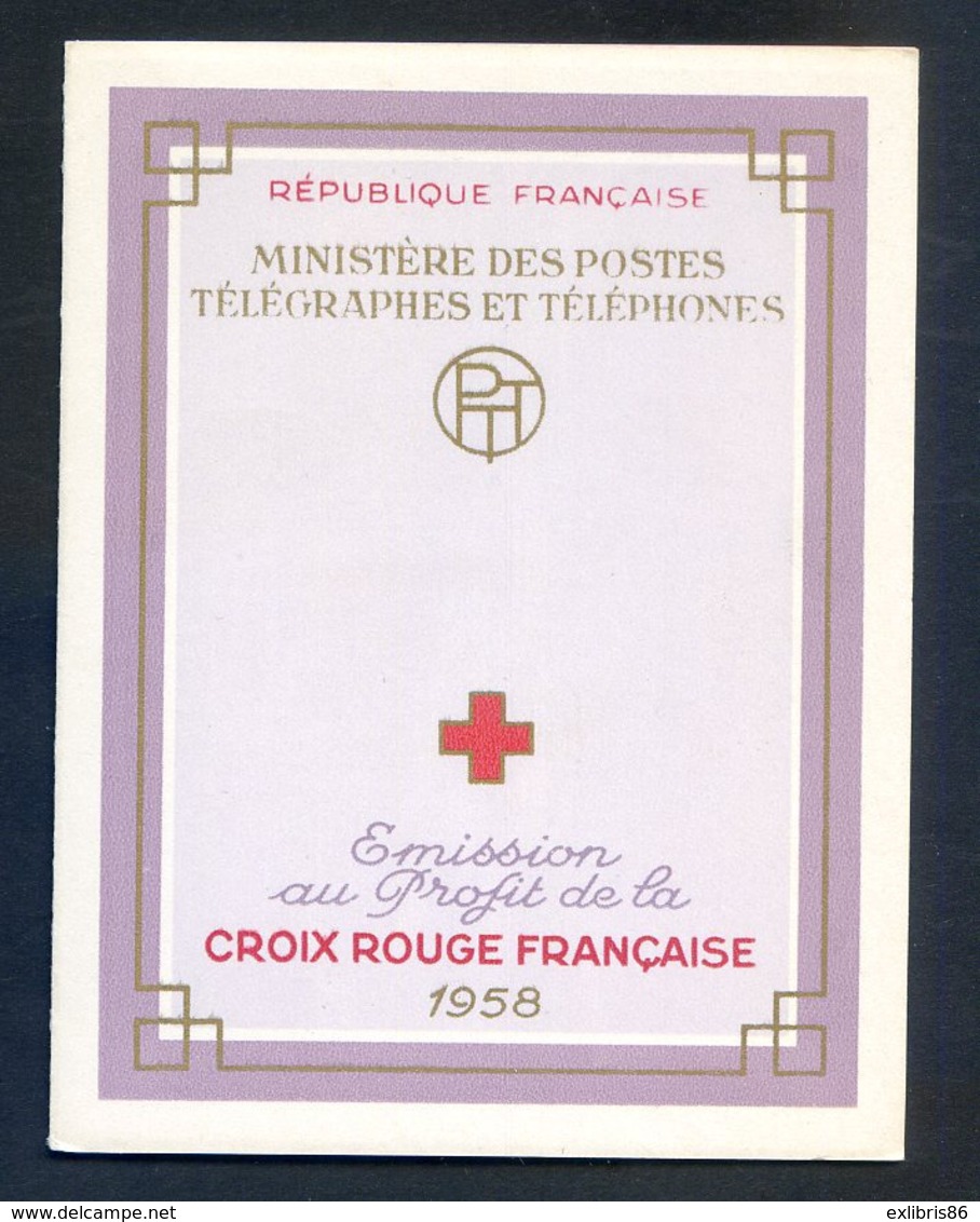 REF081019C CARNET CROIX ROUGE 1958 LUXE .... Sans Aucun Défaut - Croix Rouge