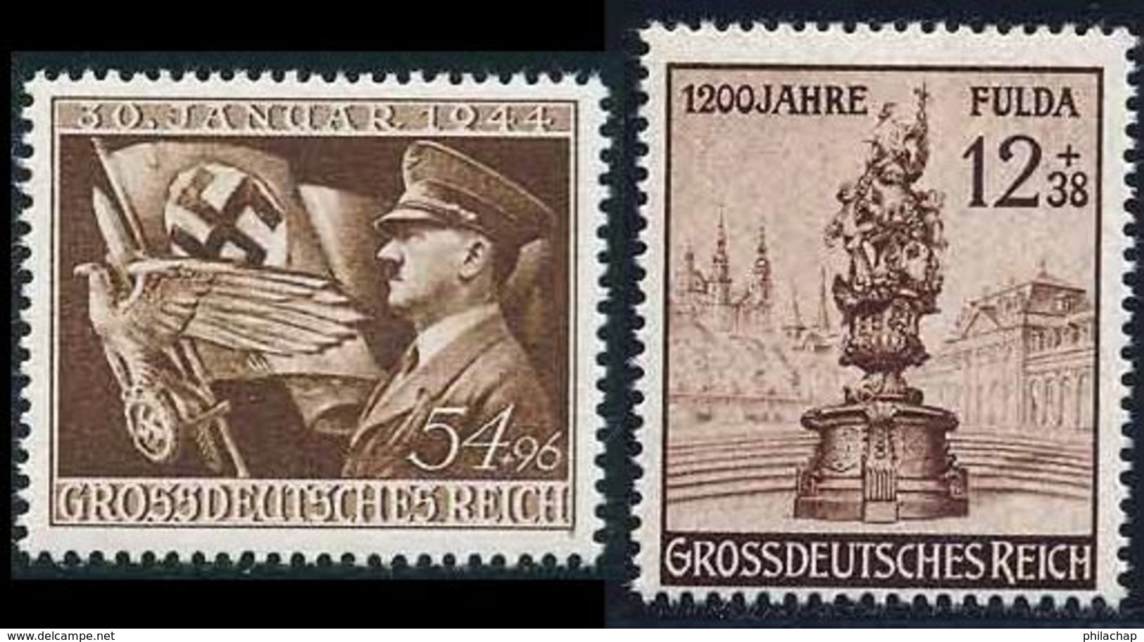 Allemagne Empire 1944 Yvert 785 - 790 ** TB Bord De Feuille - Neufs