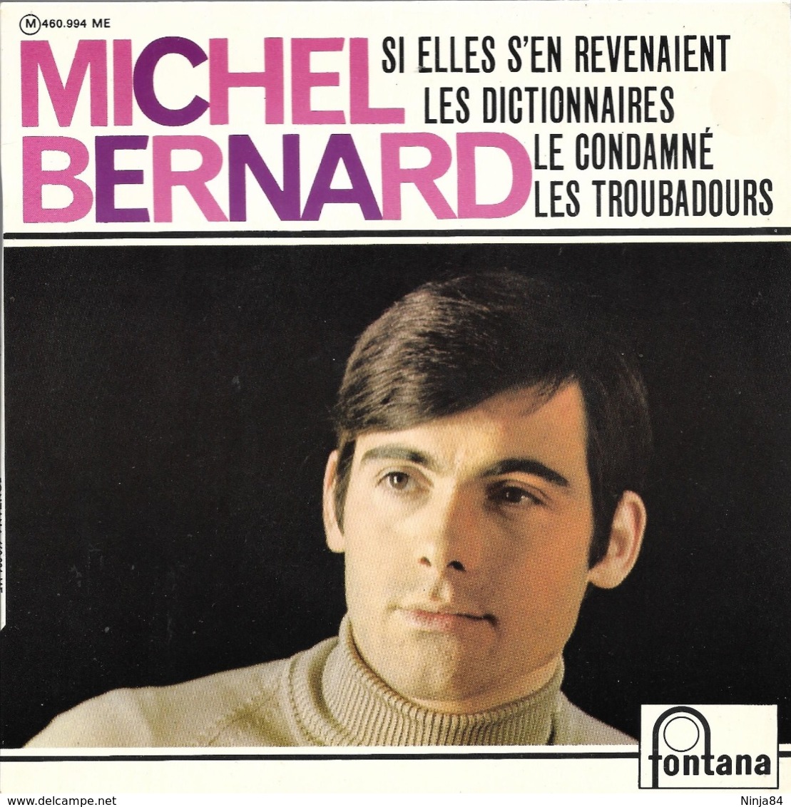 EP 45 RPM (7")  Michel Bernard ‎ "  Si Elles S'en Revenaient  " - Other - French Music