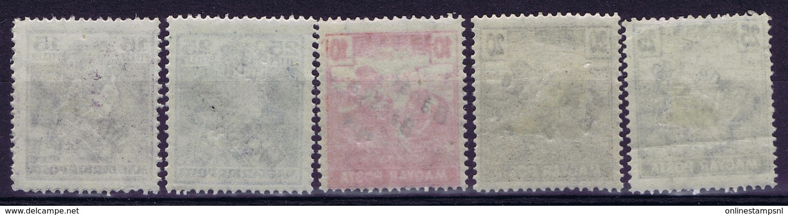 Hungary Banat Bacska Michel 37 - 41 MH/* Flz/ Charniere  Nr 41 Has A Fold - Banat-Bacska