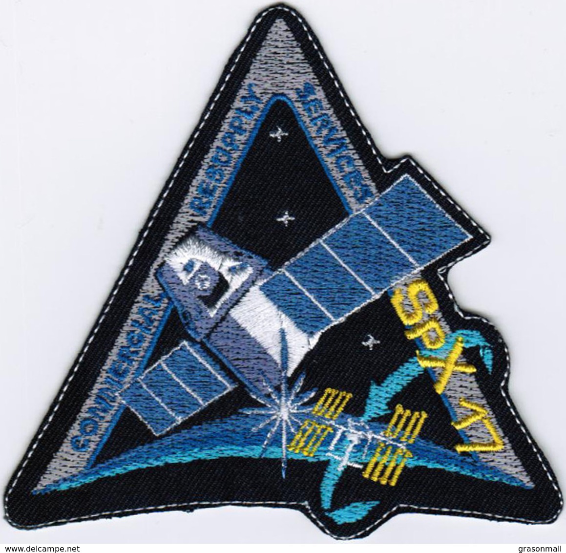 ISS Expedition 59 Dragon Spx-17 CRS NASA International Space Station Embroidered Patch - Patches