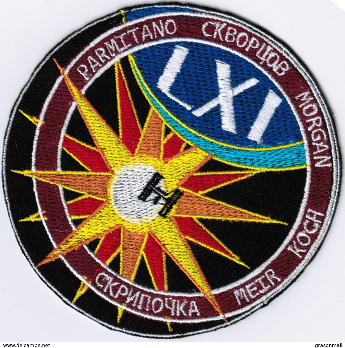 ISS Expedition 61 International Space Station Embroidered Patch - Ecussons Tissu