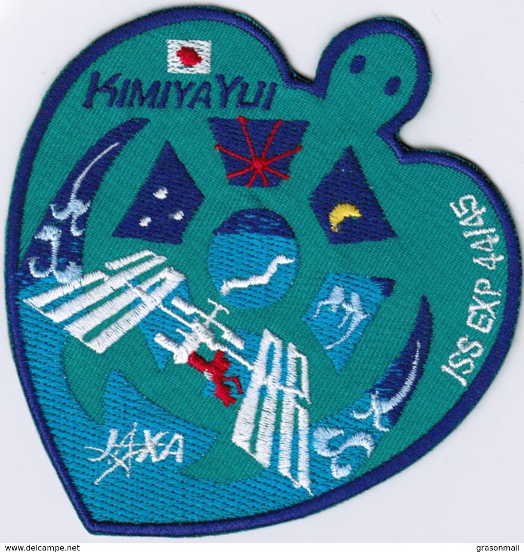 JAXA ISS Exp 44/45 Kimiyayui Japan Aerospace Exploration Agency Space Embroidered Patch - Patches