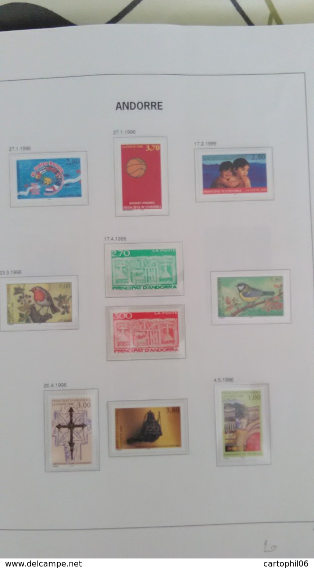 - COLLECTION TIMBRES NEUFS ** / * ANDORRE 1931 / 2013 EN ALBUM DAVO - Cote 1570 EUR - - Collections