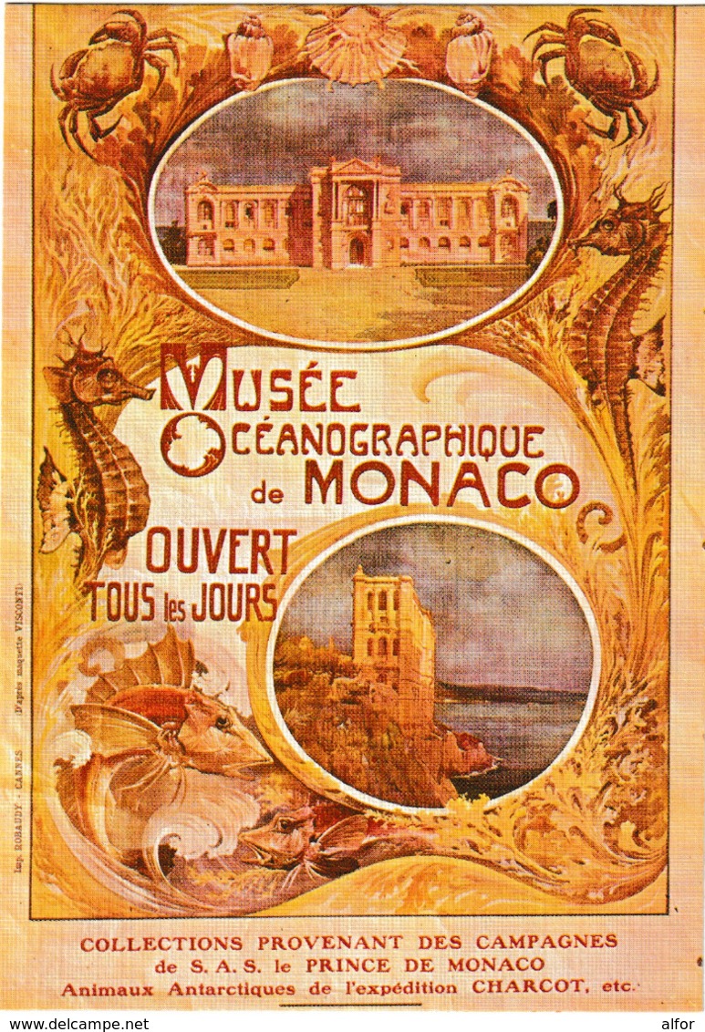 MUSEE OCEANOGRAPHIQUE DE MONACO - Oceanografisch Museum