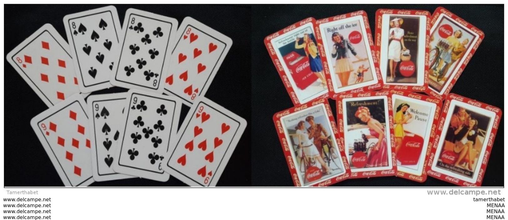 Vintage COCA COLA Playing Card .complete Unused Set .VV RARE Item - Other & Unclassified