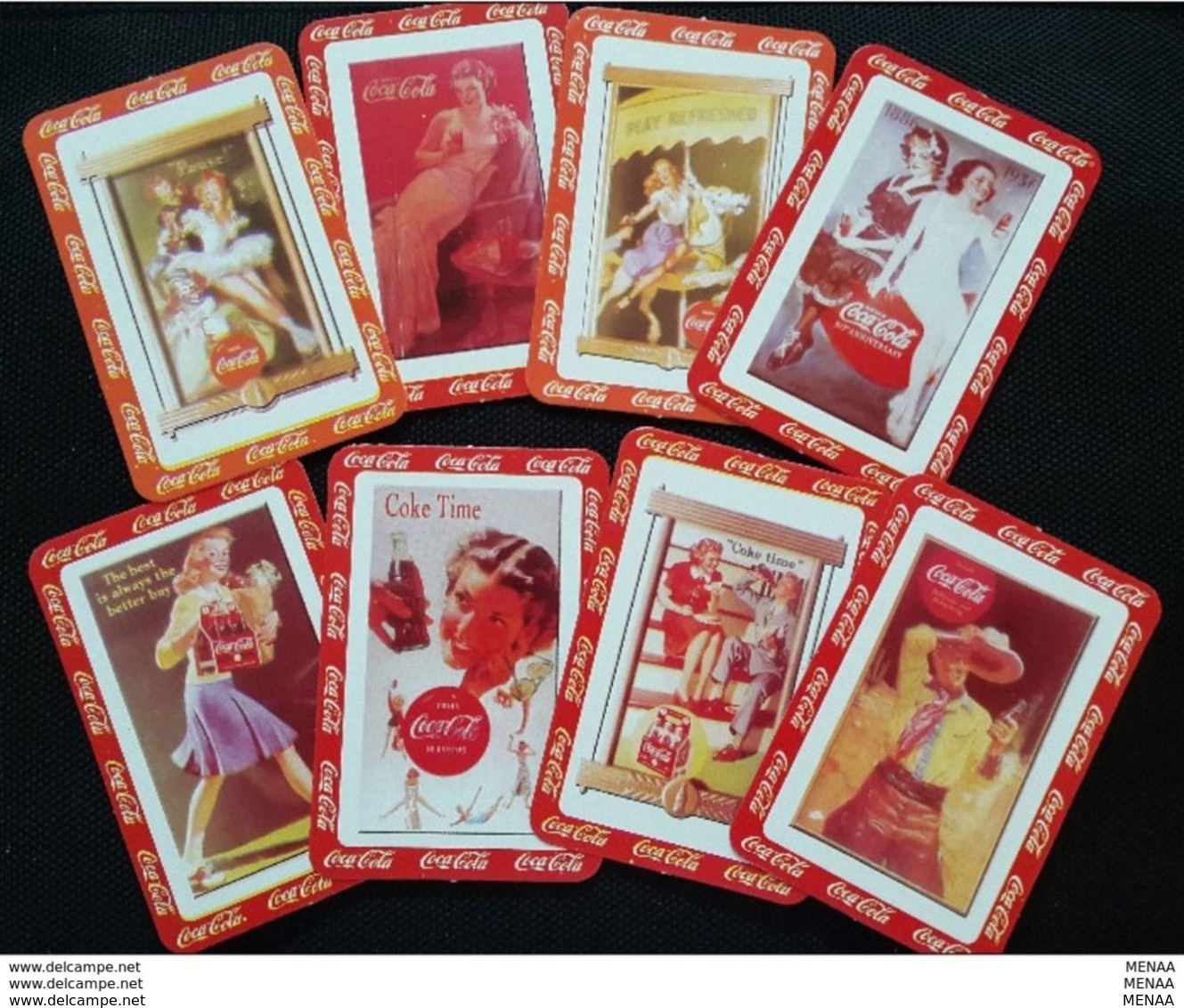 Vintage COCA COLA Playing Card .complete Unused Set .VV RARE Item - Andere & Zonder Classificatie