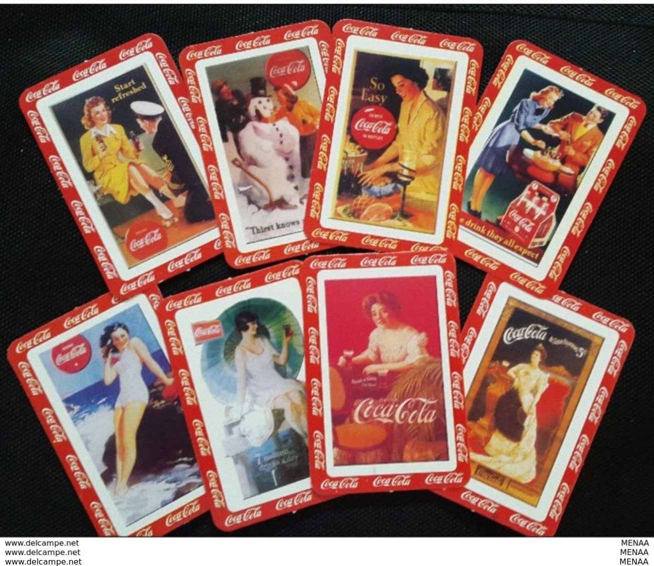 Vintage COCA COLA playing card .complete unused set .VV RARE item