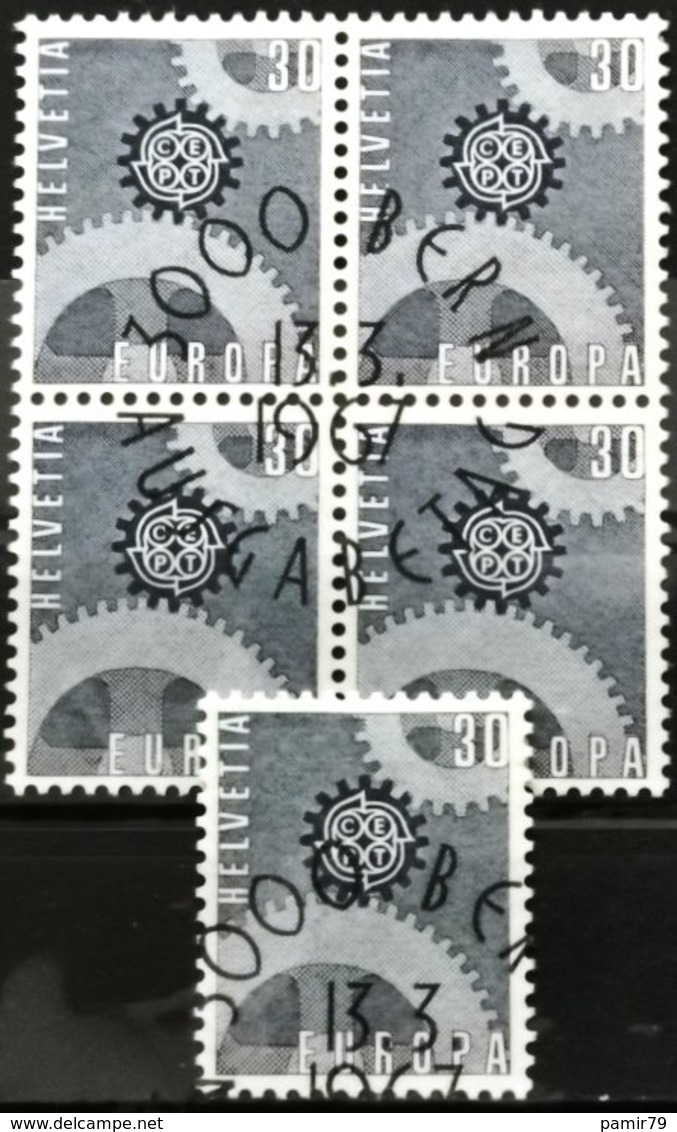 1967 Helvetia Europamarke ET-Stempel MiNr: 850 - Other & Unclassified