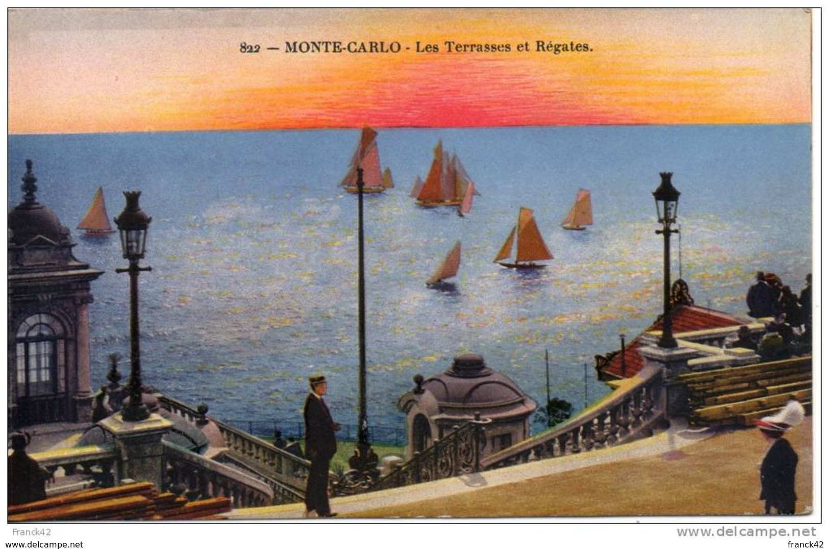 Monaco. Monte Carlo. Les Terrasses Et Les Régates - Les Terrasses