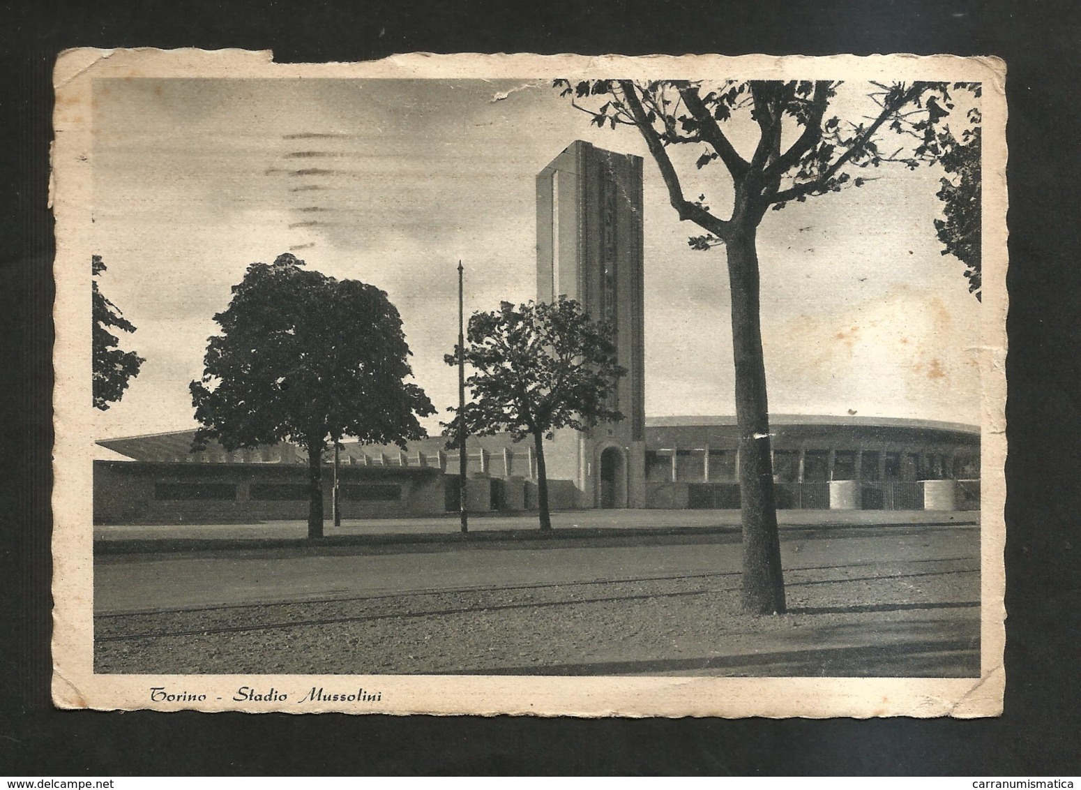 TORINO -STADIO MUSSOLINI (viaggiata) 1942 / SI VEDA DESCRIZIONE - Estadios E Instalaciones Deportivas