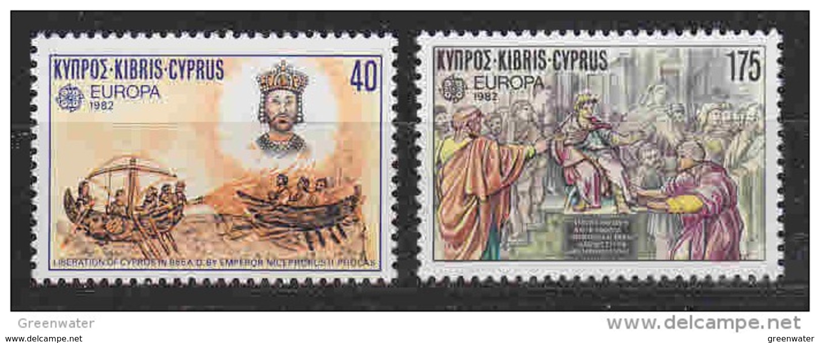 Europa Cept 1982 Cyprus 2v ** Mnh (44915K) ROCK BOTTOM PRICE - 1982