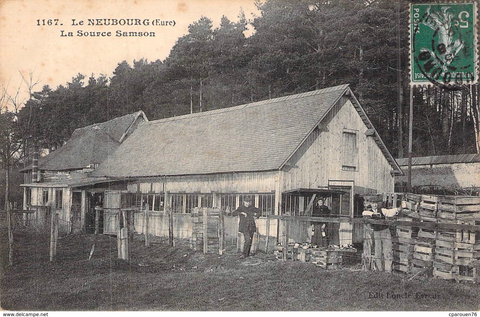 C P A 27] Eure  Le Neubourg La Source Sanson  Carte Animée - Le Neubourg