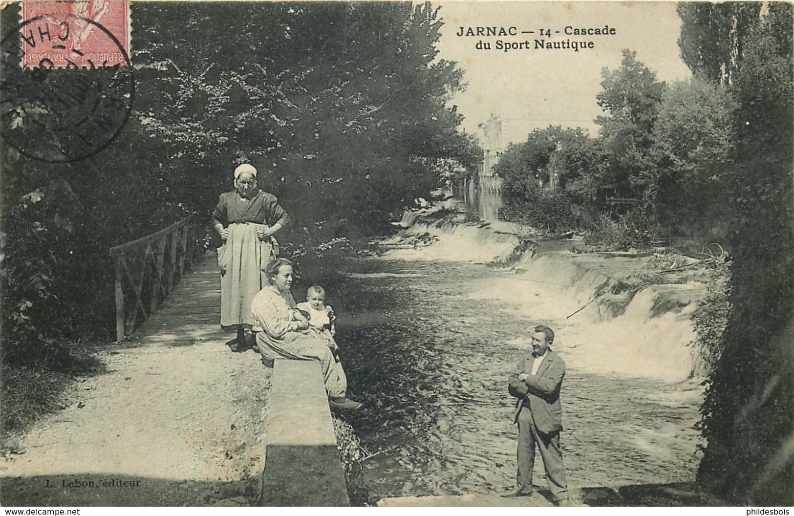 CHARENTE  JARNAC  Cascade Du Sport Nautique - Jarnac