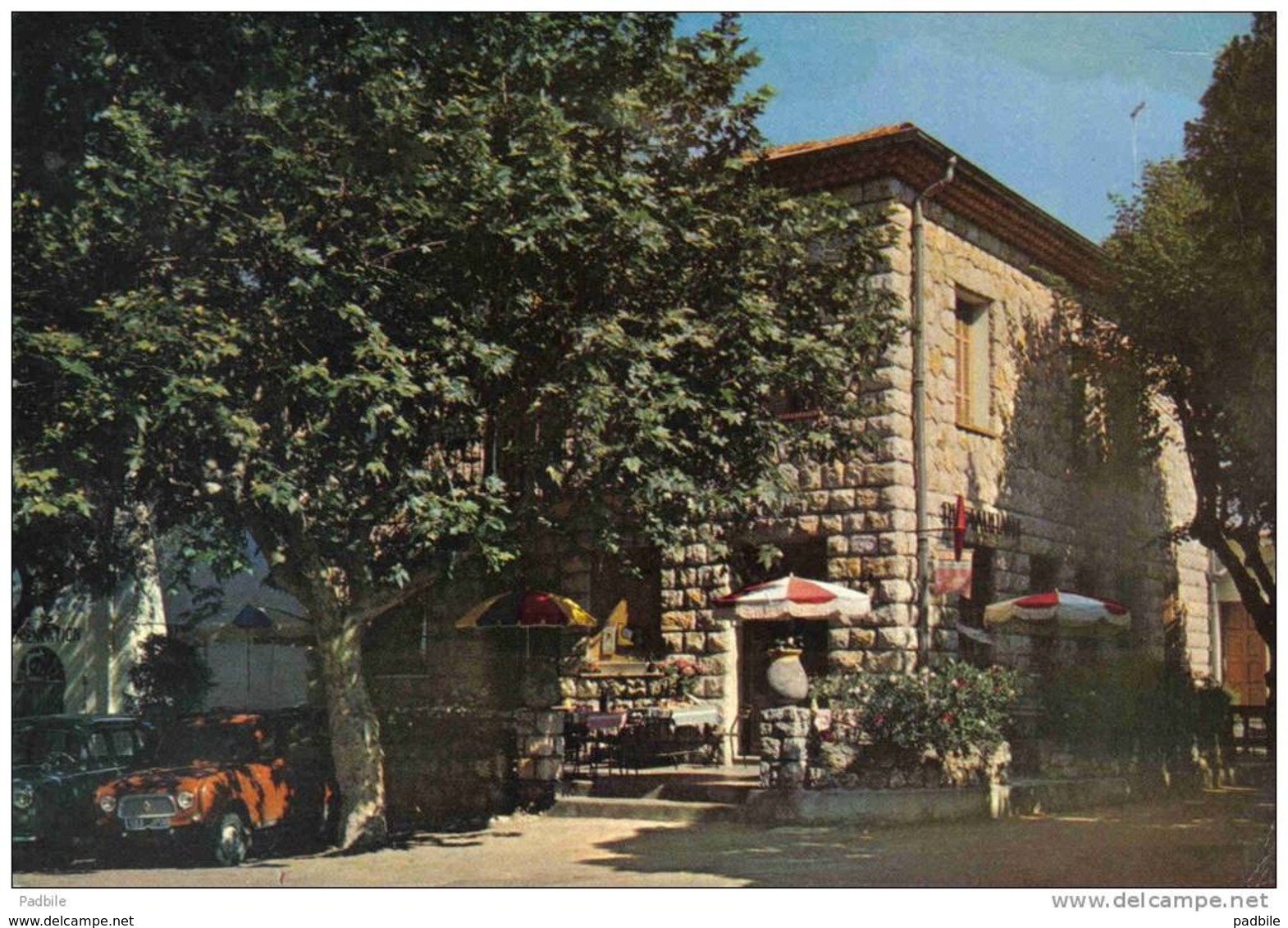 Carte Postale 06. Castagniers  Hotel Restaurant  MICHEL   Renault 4 L   Très Beau Plan - Sonstige & Ohne Zuordnung