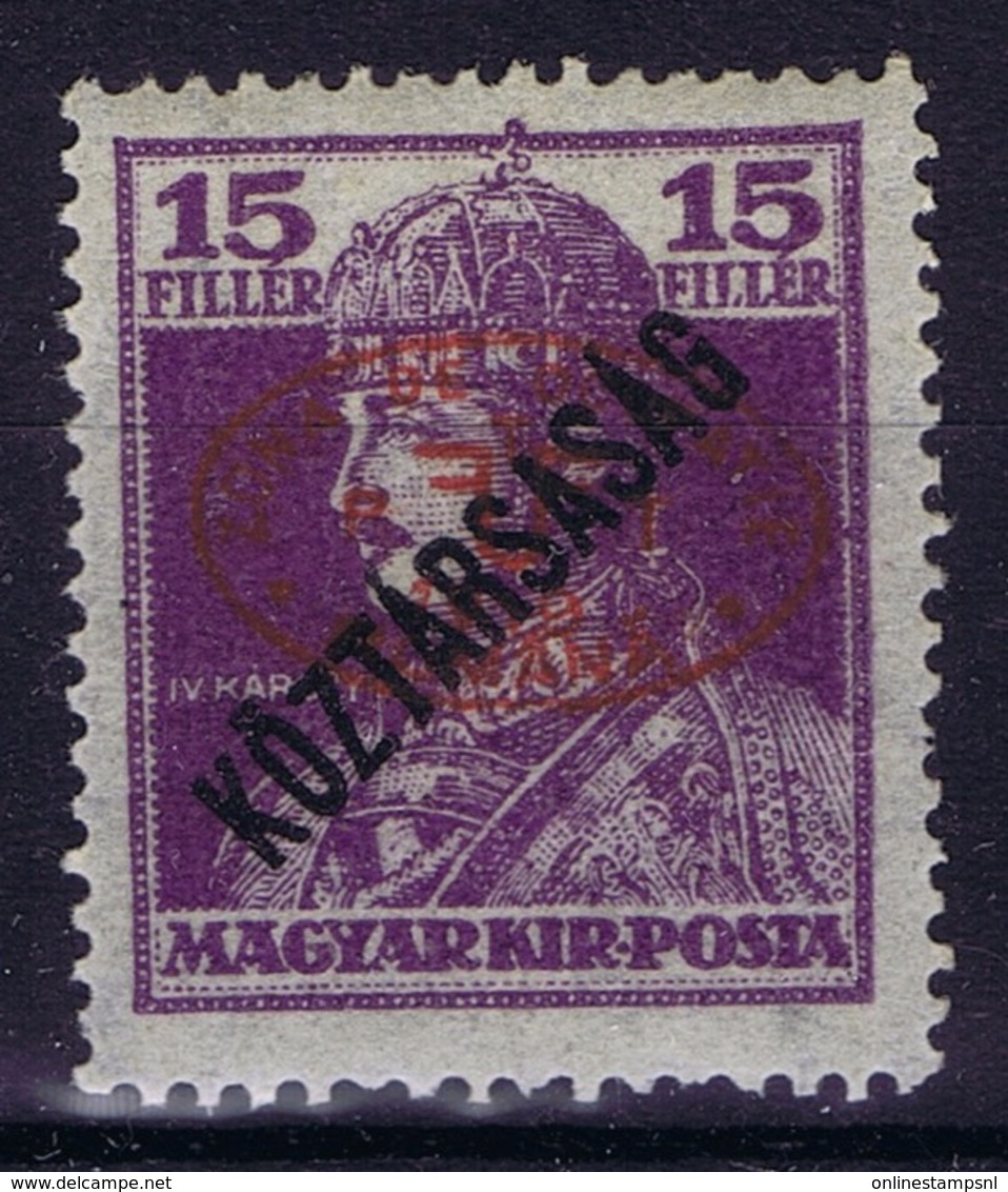 Hungary Debrencen Mi 57 A  MH/* Flz/ Charniere - Debreczen