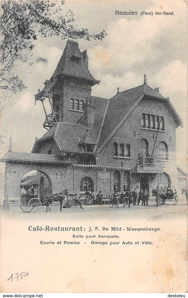 Café Restaurant  J.F. De Mild - Waeyenberge - Ecurie Et Remise - Garage Pour Auto Et Vélo - Heusden Lez Gand - Destelbergen