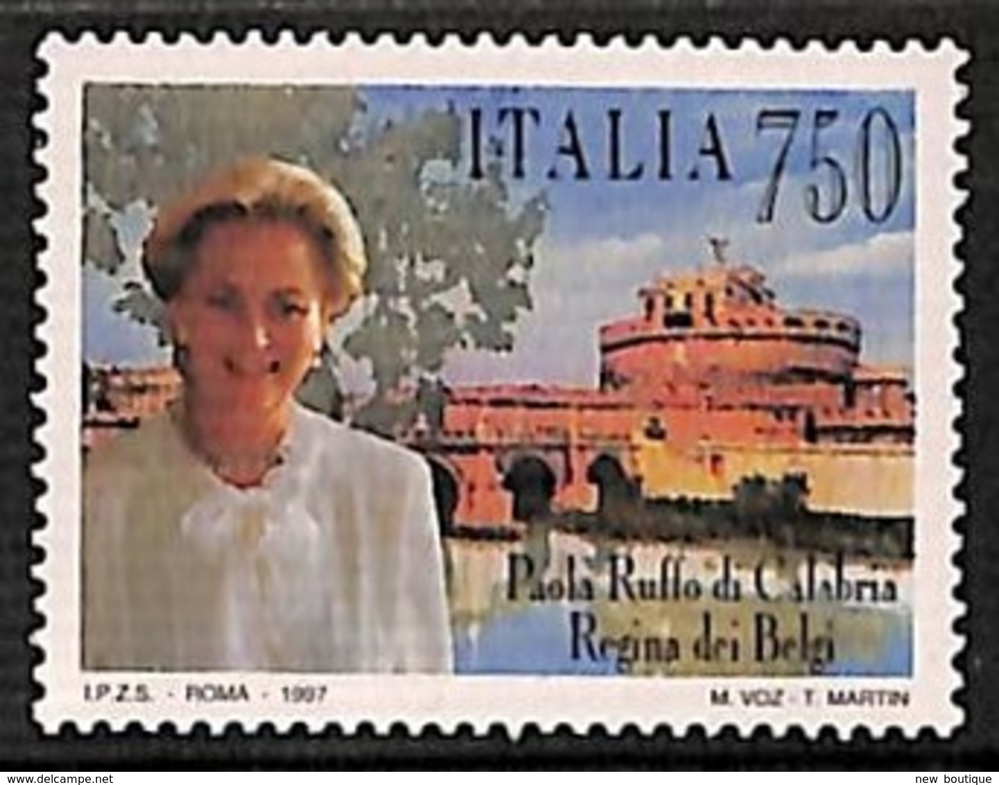 [811013]Italie 1997 - N° 2237, Reine Paola De Belgique, émission Commune - Emissions Communes