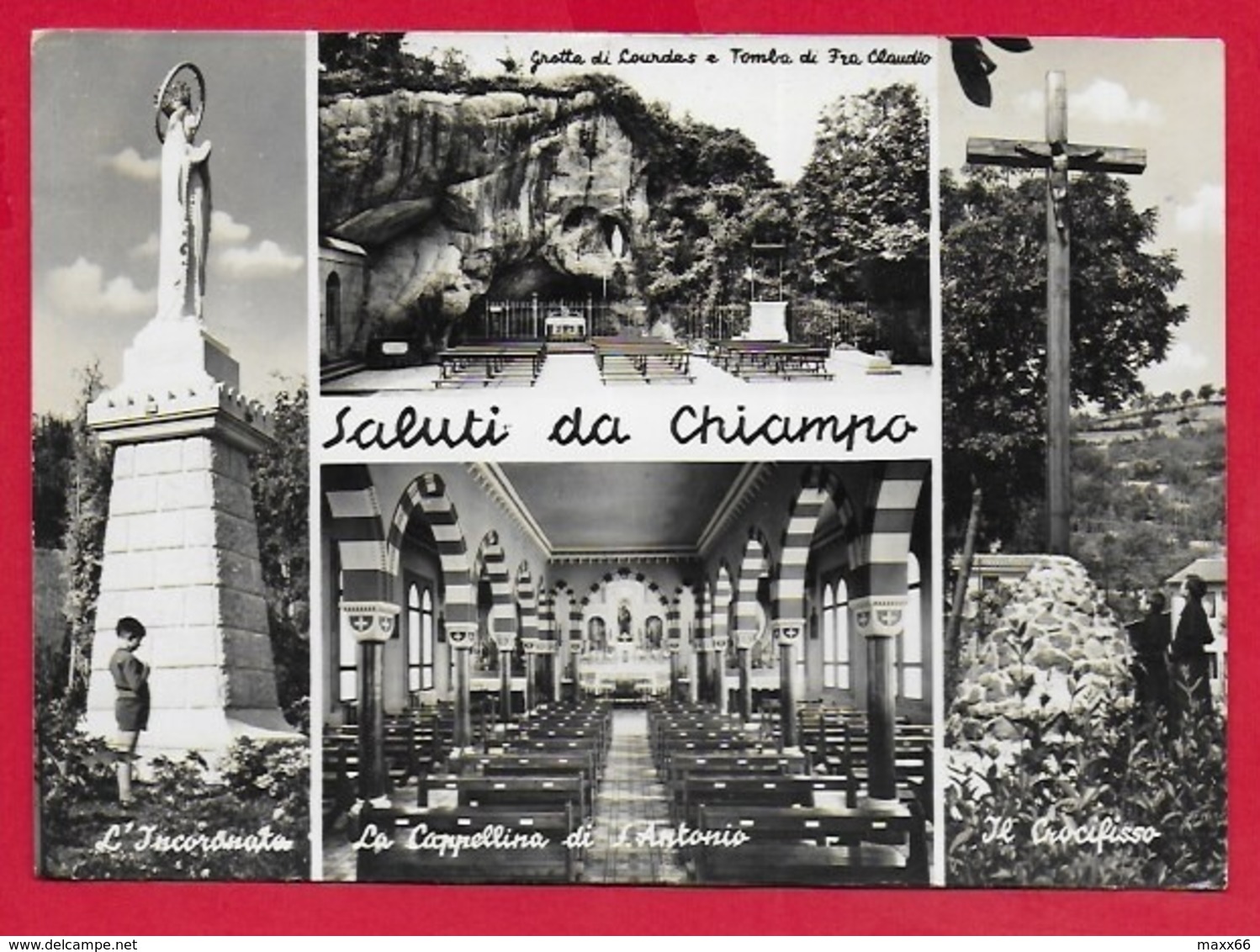 CARTOLINA VG ITALIA - Saluti Da CHIAMPO (VI) - Vedutine Multivue - 10 X 15 - 1963 - Saluti Da.../ Gruss Aus...