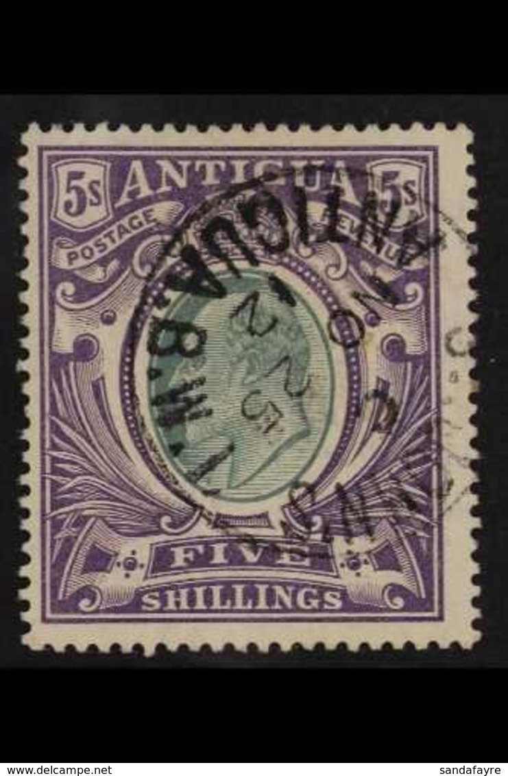 1903  5s Grey Green And Violet, Wmk CC, Ed VII, SG 40, Very Fine Cds Used. For More Images, Please Visit Http://www.sand - Altri & Non Classificati