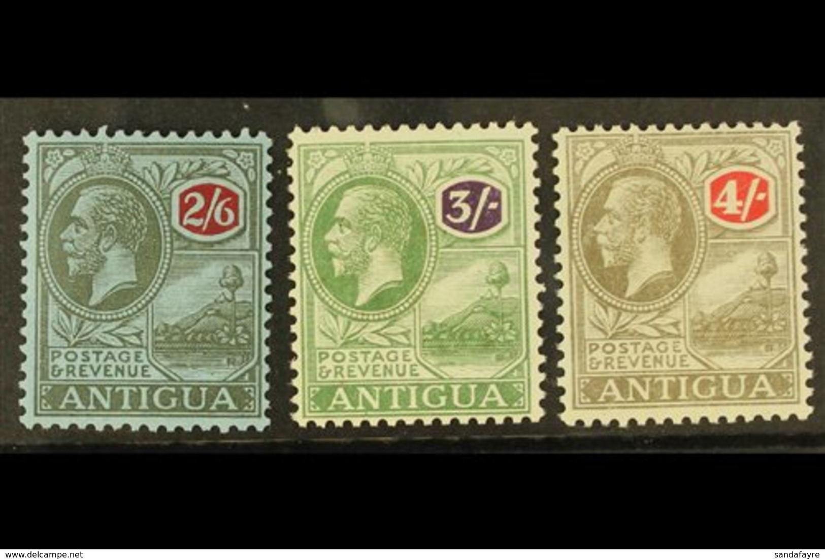 1921-29  2s 6d To 4s SG 78/80, Fine Mint. (3) For More Images, Please Visit Http://www.sandafayre.com/itemdetails.aspx?s - Other & Unclassified
