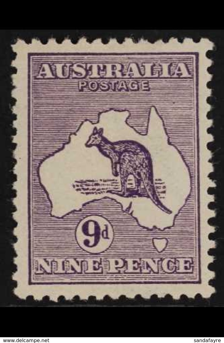 1913-14  9d Violet Roo, SG 10, Very Fine Mint, Nice Centring, Fresh. For More Images, Please Visit Http://www.sandafayre - Other & Unclassified