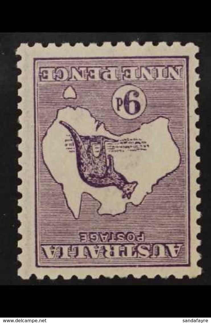 1915-27  9d Violet, Die IIB, WATERMARK INVERTED, SG 39bw, Never Hinged Mint, Fine Example. For More Images, Please Visit - Other & Unclassified