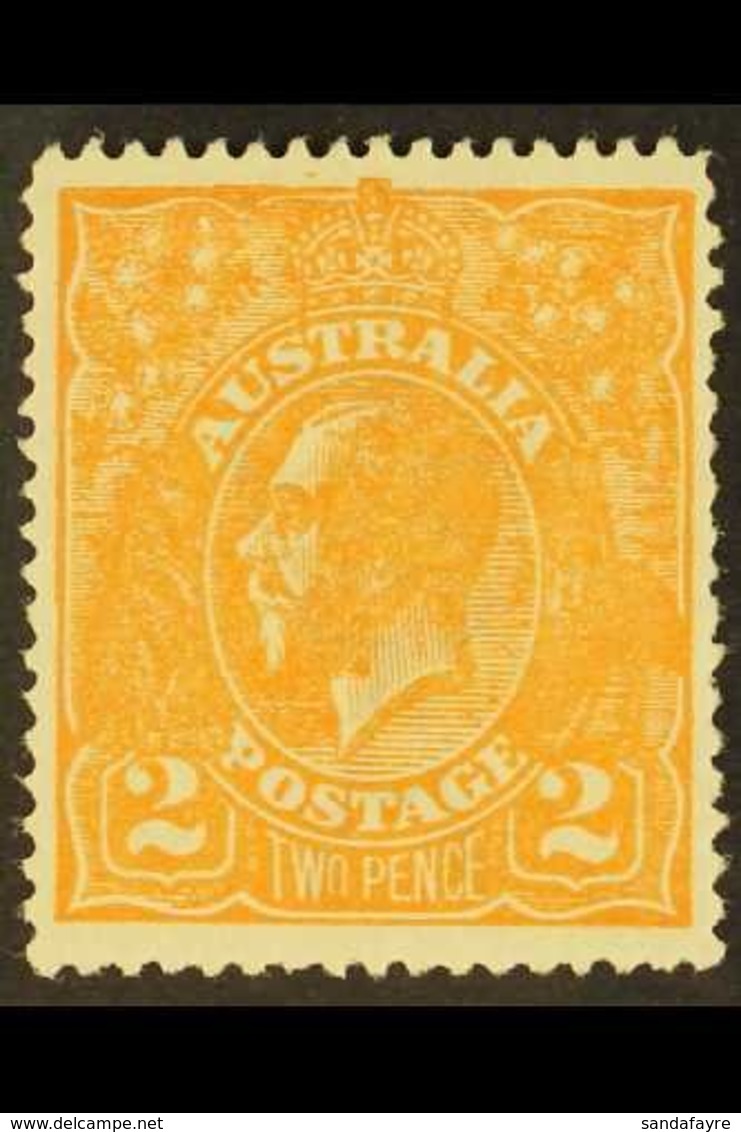 1918  2d Dull Orange On Semi Surface Paper, Bw 95g, Fine Mint For More Images, Please Visit Http://www.sandafayre.com/it - Sonstige & Ohne Zuordnung