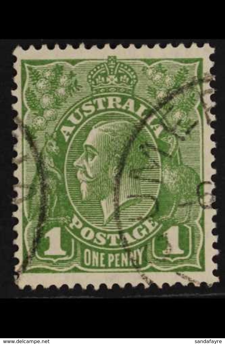 1926-30  1d Sage-green KGV Head DIE II Perf 13½x12½, SG 95b, Very Fine Cds Used, Very Fresh. For More Images, Please Vis - Sonstige & Ohne Zuordnung