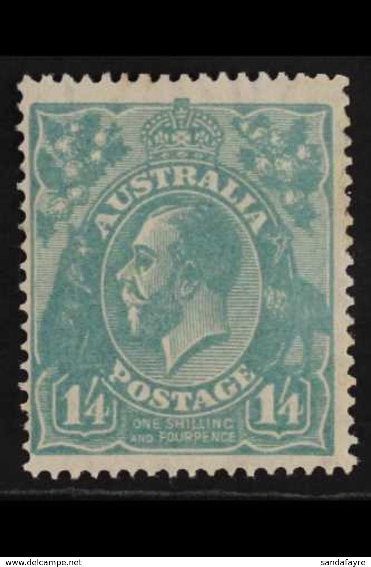 1926-30  1s4d Pale Greenish Blue KGV Head Perf 14, SG 93, Fine Mint, Very Fresh. For More Images, Please Visit Http://ww - Altri & Non Classificati