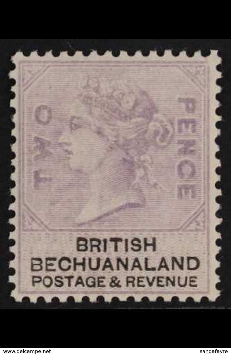 1888  2d Pale Dull Lilac & Black, SG 11a, Superb Never Hinged Mint, Very Fresh, Very Scarce In This Condition. For More  - Other & Unclassified