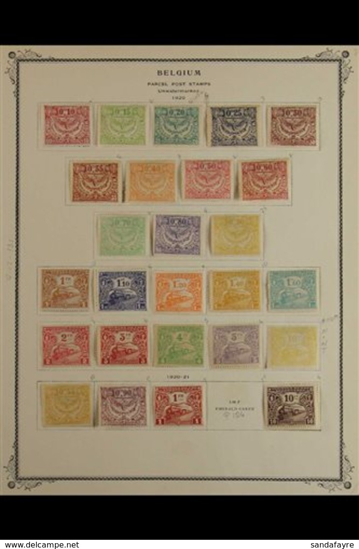 RAILWAY PARCEL POST STAMPS  1920-67 FINE MINT COLLECTION Incl. PARCEL POST STAMPS On Printed Album Pages, Includes (Rail - Other & Unclassified
