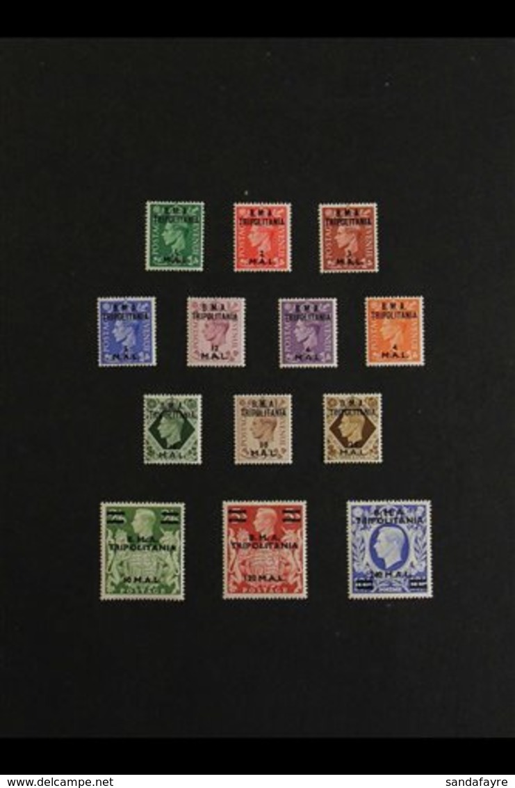 TRIPOLITANIA  1948-1951 KGVI COMPLETE VERY FINE MINT With 1948, 1950 And 1951 Complete Sets (SG T1/34), Plus Both Postag - Italienisch Ost-Afrika
